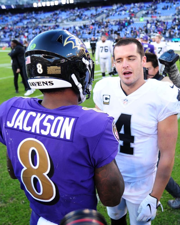 Lamar Jackson Derek Carr